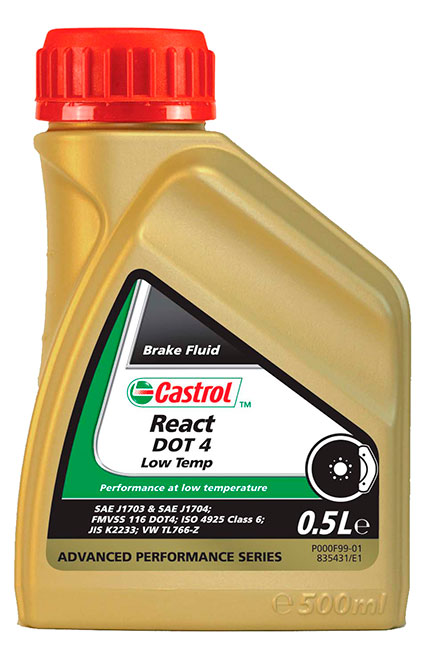 Castrol React DOT4 basse température