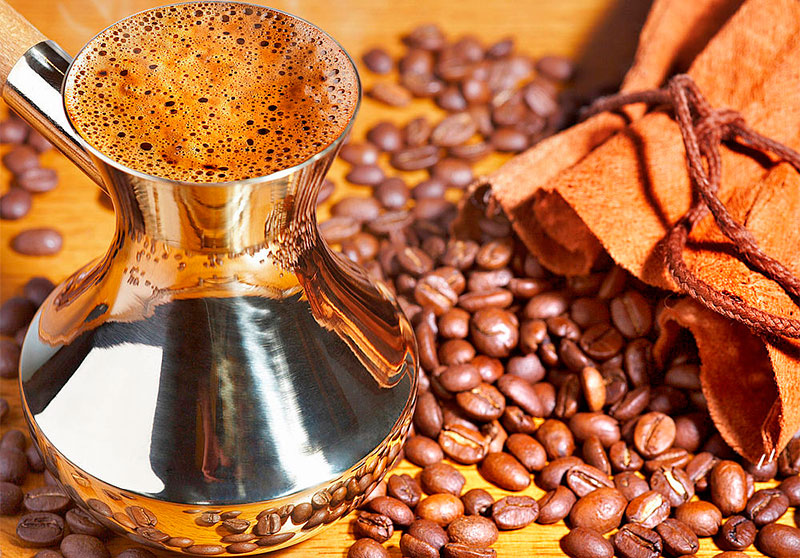 Das Funktionsprinzip und das Gerät Türkenkaffee