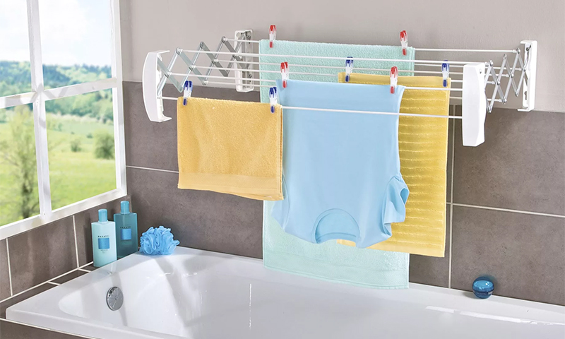 Wall-mounted laundry dryers