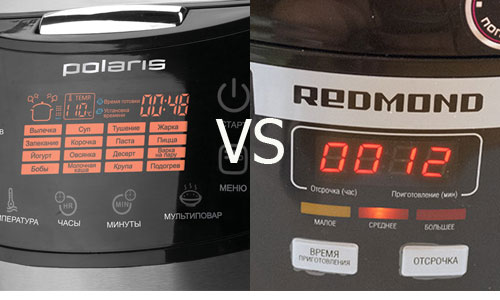 Multicooker Polaris vs. Redmond