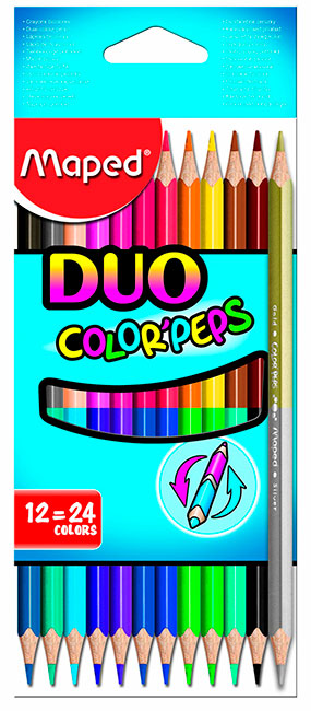 Kartoitettu Duo Color Peps
