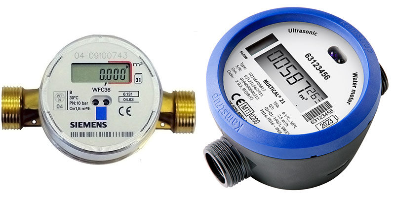 Electronic water meters