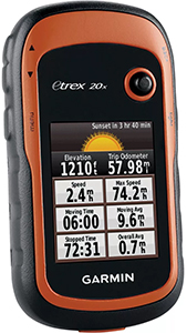 eTrex 20x - kykenemätön navigaattori