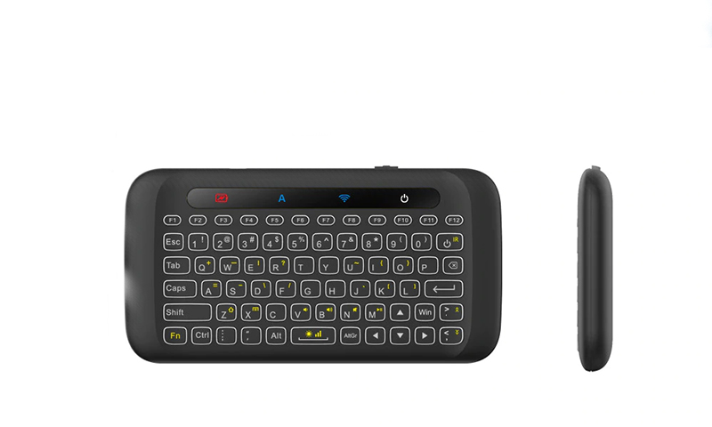 H20: mini clavier sans fil rétro-éclairé avec pavé tactile