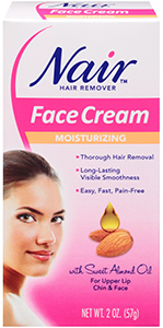 Crème hydratante pour le visage épilatoire NAIR - un épilateur efficace sans odeur désagréable