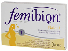 Femibion ​​Natalcare 1 - érzékeny gyomorral rendelkező terhes nők számára