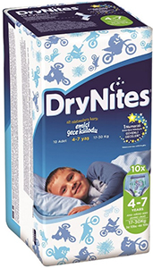 Huggies DryNites - für Kinder von 4 bis 15 Jahren