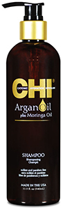 Huile d'argan CHI et huile de Moringa - pour des cheveux irrémédiablement abîmés