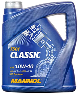 Mannol Classic - öljy lämpimille alueille