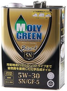 Moly Green Premium musta 5W30 - pakastamaton öljy aasialaisille autoille