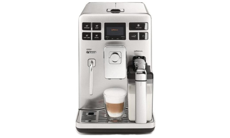 Exprelia HD8856 - آلة القهوة مع القهوة المقشدة