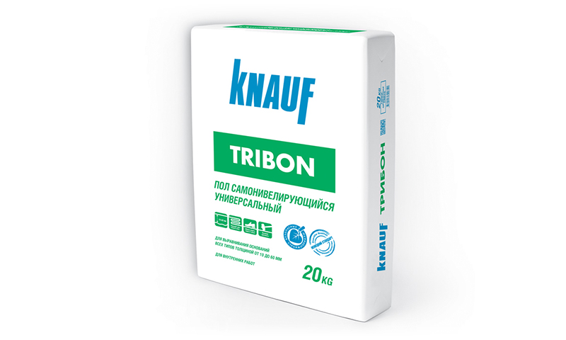 Bulk floor Knauf Tribon - one of the fastest in time subsequent installation