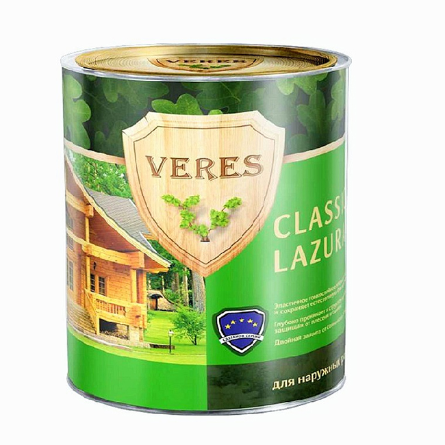 Veres Classic Lazura رقم 1 عديم اللون - للاستحمام