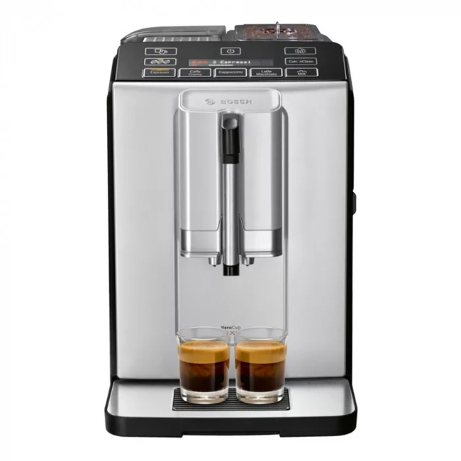 Bosch TIS 30321 RW - the most silent coffee machine