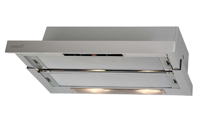 CATA TF 5260 X 2 - une hotte puissante intégrée dans l’armoire de cuisine