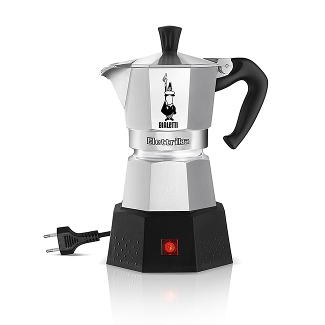 Bialetti Elettrika - the use of ground and instant coffee is acceptable