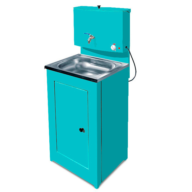 Aquatex 52139 - washbasin with electric heater for internal use