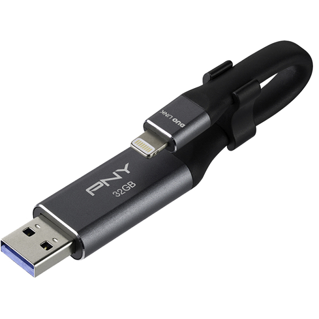 PNY Duo-Link für Apple-Geräte Kabel - 3-in-1-USB-Flash-Laufwerk