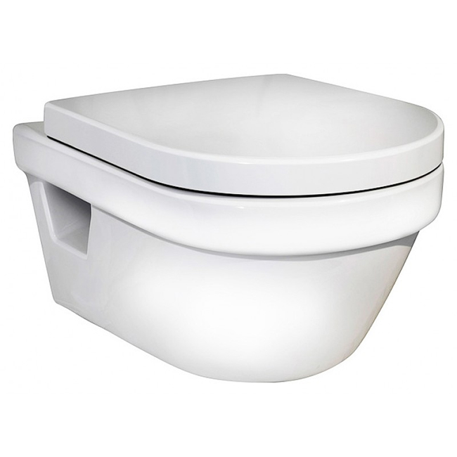 Gustavsberg Hygienic Flush WWC 5G84HR01 - a rimless toilet with a high warranty period