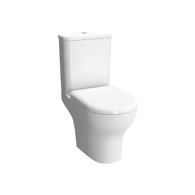 Vitra Zentrum 9824B003-7207 - eine randlose Toilette mit herausnehmbarem Raumteiler