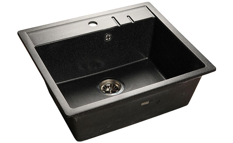 GranFest Quadro GF-Q560 - rectangular kitchen sink made of artificial marble
