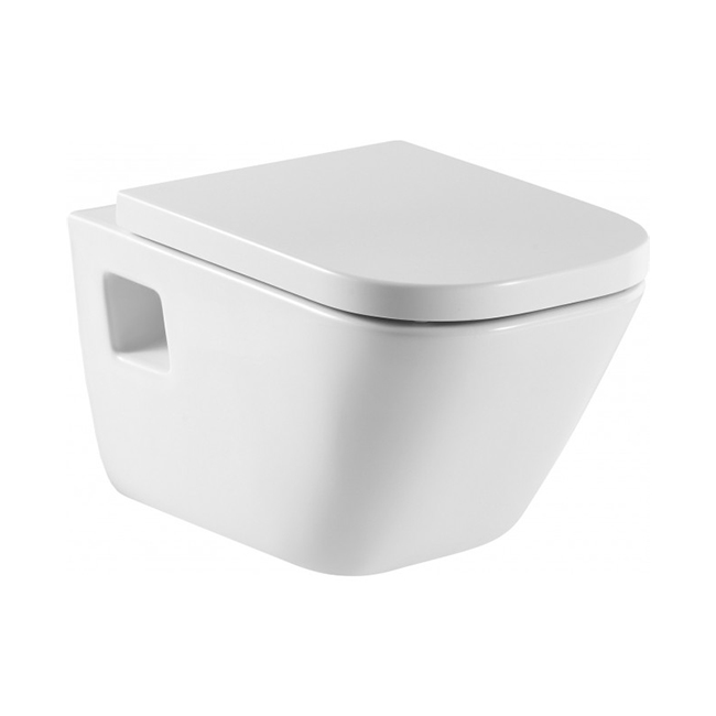 Roca The Gap 346477000 - wall-hung toilet with compact dimensions