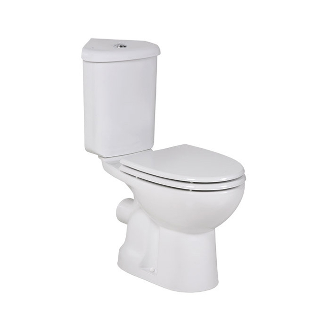 Creavit Corner SD310 - Eckboden-WC-Bidet (Türkei) mit einem kombinierten Spülkasten
