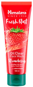 Nettoyant à la fraise pour le visage Himalaya Oil Clear
