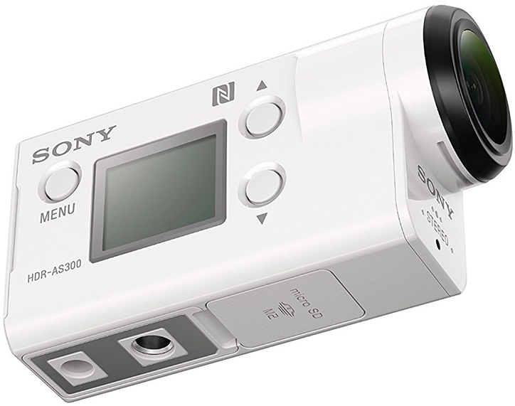 Sony HDR-AS300 עם ייצוב אופטי