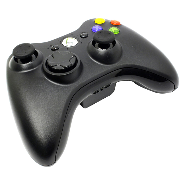 Microsoftin Xbox 360 Wireless Black (NSF-00002) - tyylilaji, jossa on modernia tekniikkaa