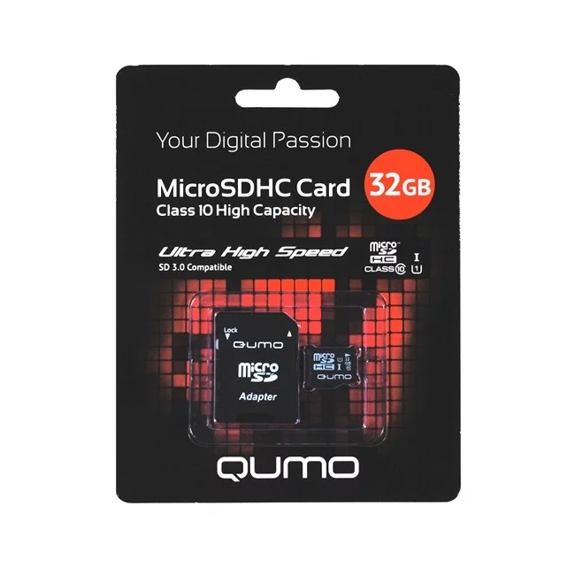 QUMO 32 SDHC10 - pour stocker des photos sur de gros volumes