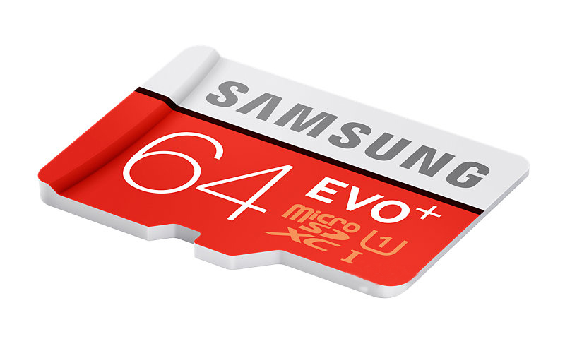 SAMSUNG Evo Plus microSDXC 64 Go - avec une nouvelle technologie