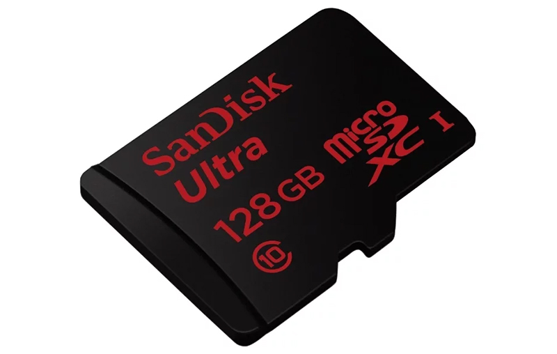 SANDISK Ultra microSD 128Gb - tehokkaille puhelimille ja videopeleille