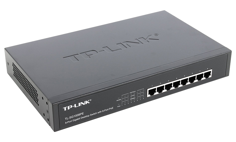 TP-LINK TL-SG1008PE - 7 videokamerához