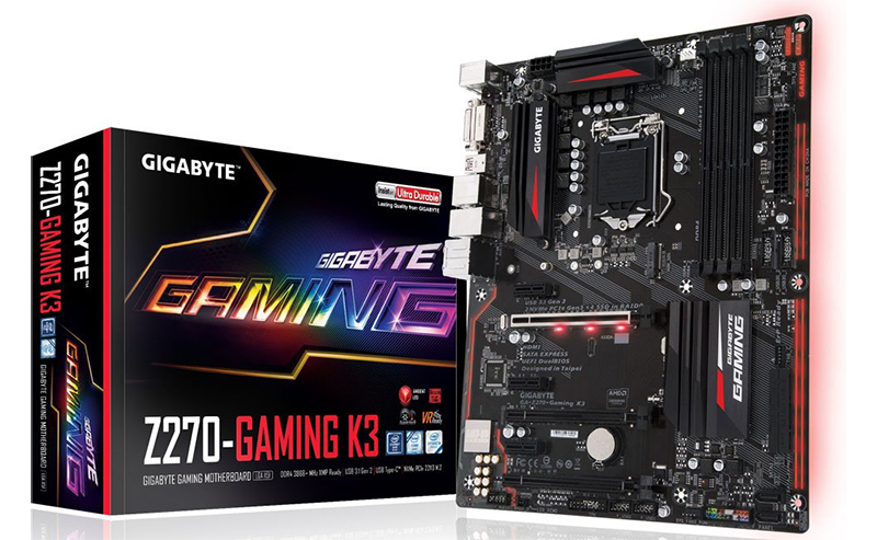 GIGABYTE GA-Z270-Gaming K3 - with a three-channel mode