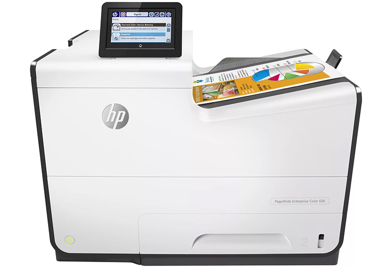 PageWide Enterprise 556dn - a printer for a small office