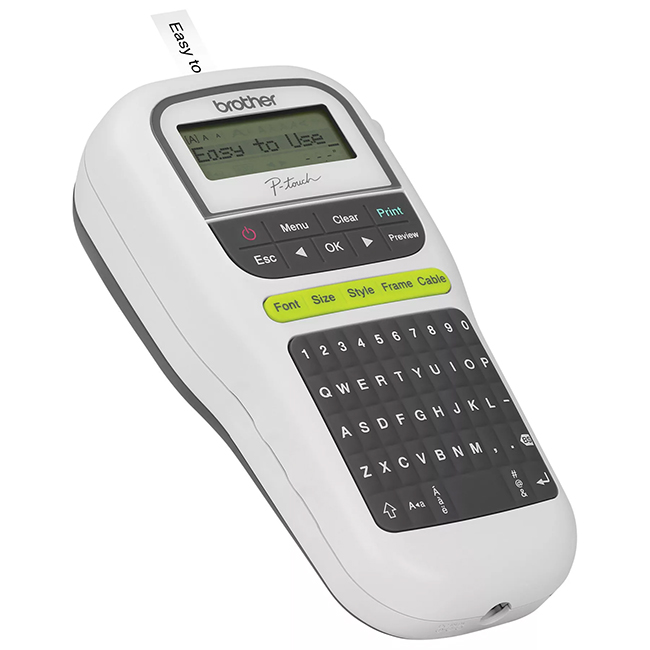 Brother P-touch PT-H110 - أصغر طابعة قائمة بذاتها